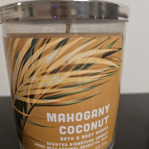Bath & Body Works candle 2PC - Mahogany Coconut 8g + Orange Blossom 8g - Picture 4 of 6